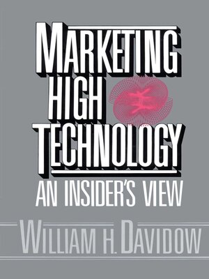cover image of Marketing High Technology